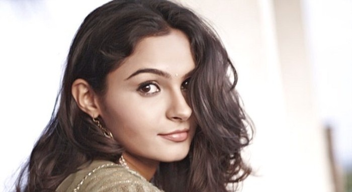 Andrea Jeremiah Saree Photoshoot Pics