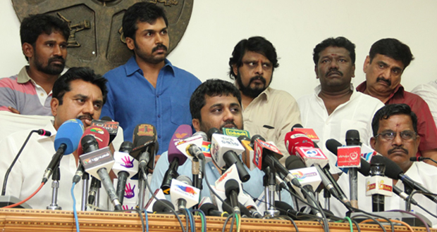 komban press meet pic