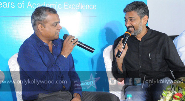 S.S.Rajamouli and Gowtham Menon at L.V