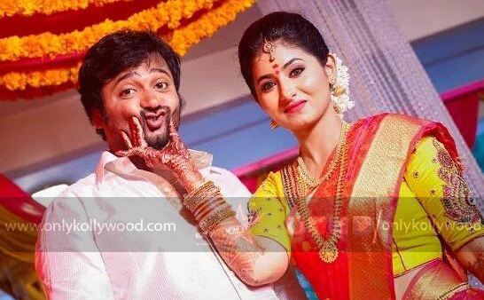 bobby simha and reshmi menon engagement stills