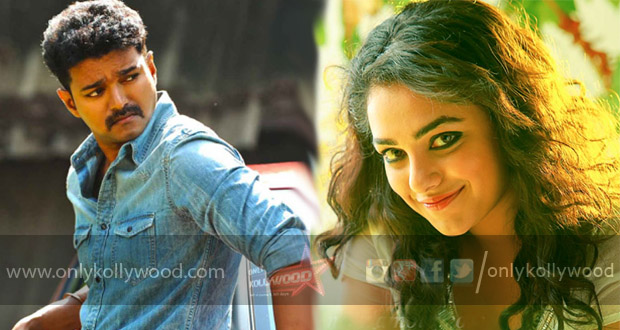 Nithya Menen starts shooting for Vijay 61