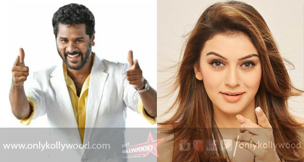 Hansika and Prabhu Deva to join hands for 'Gulebaghavali'