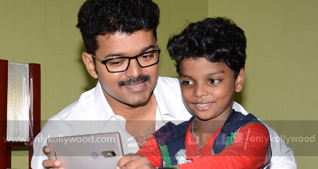 Ilayathalapathy Vijay fulfills the wish of national award-winning child artist Adish Praveen