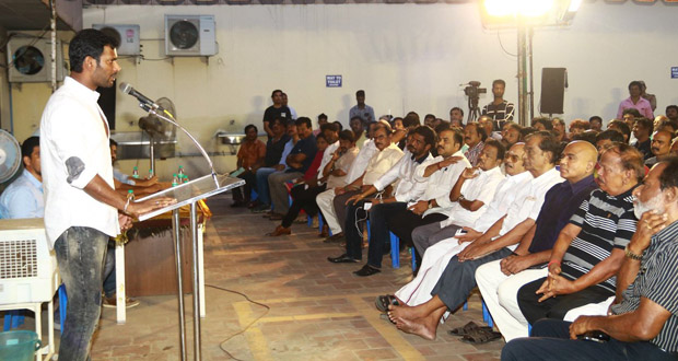 Vishal calls off the indefinite Kollywood strike